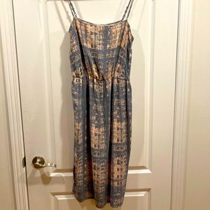 ASOS Curve slip dress with Adjustable spaghetti straps Pink/Grey  Size 14